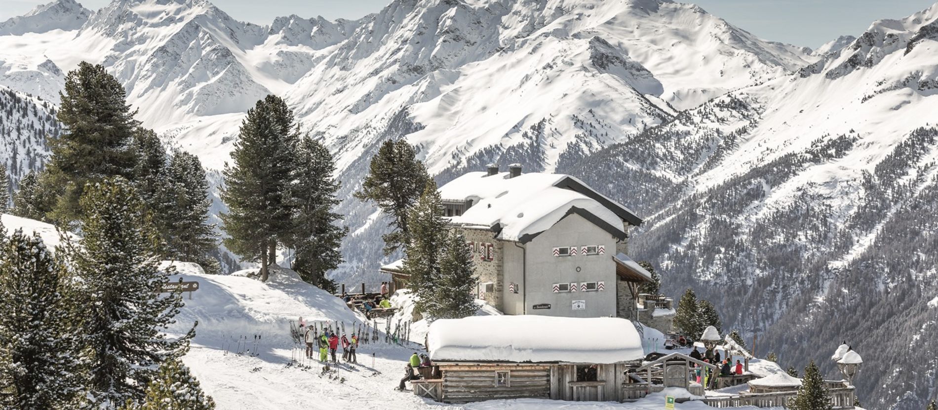 Skifahren Hochoetz und Kühtai wohnen im Hotel Schlössl Ötztal